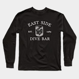 Dive Bar On The East Side Embroidery Designs - 4 sizes, Delicate Dive Bar Embroidery Pattern, Taylor Machine Embroidery Designs, Swifties Long Sleeve T-Shirt